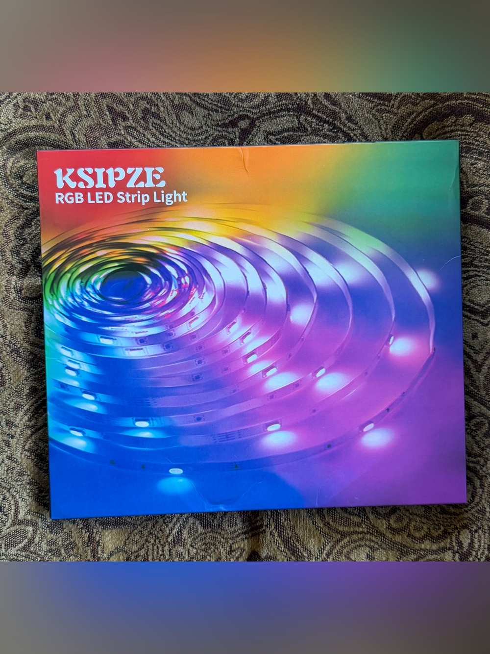 KSIPZE RGB LED Strip Light package